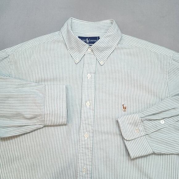 Ralph Lauren 100% Cotton Men's Button Up Shirts Sz 17 1/2 / 35 - Picture 1 of 5